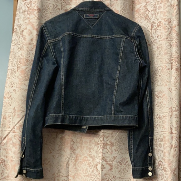 Tommy Hilfiger Jean jacket size L junior .Approaching vintage status. 2000 ish - Picture 2 of 6